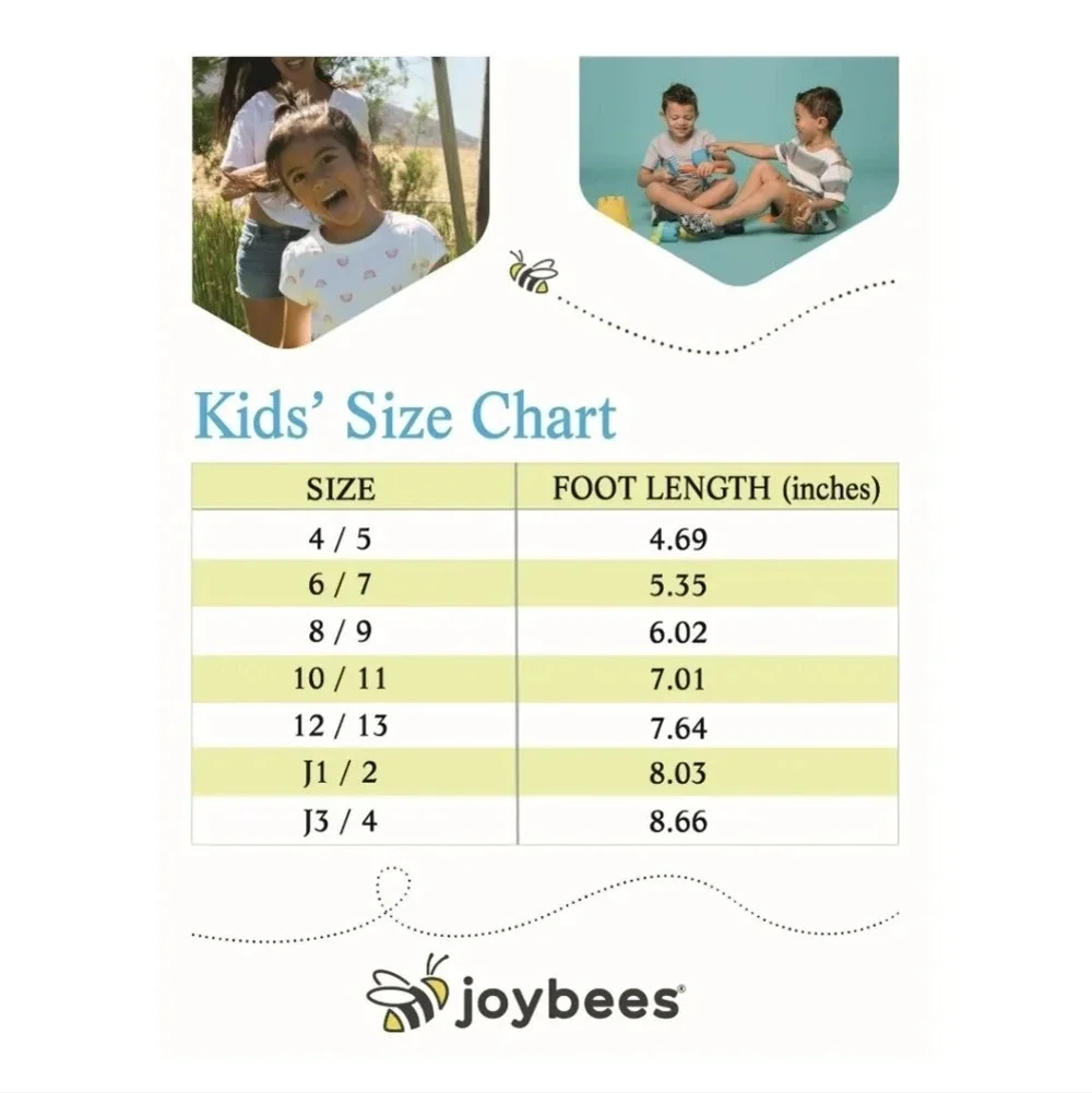 NWT Joybees Kids Active Water Clogs Tie-Dye Boys & Girls 6/7